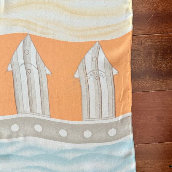 VTG Carlisle Silk Chiffon Scarf Vintage Fashion Beach Bathers Handbag Hairband - Picture 2 of 8